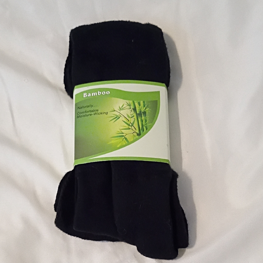 BAMBOO Men's Black Casual Socks